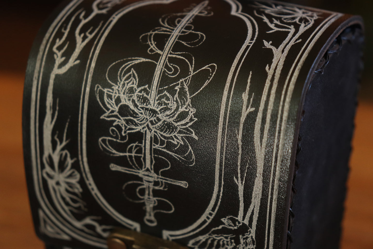 Tarot card pouch - the Garden Witch