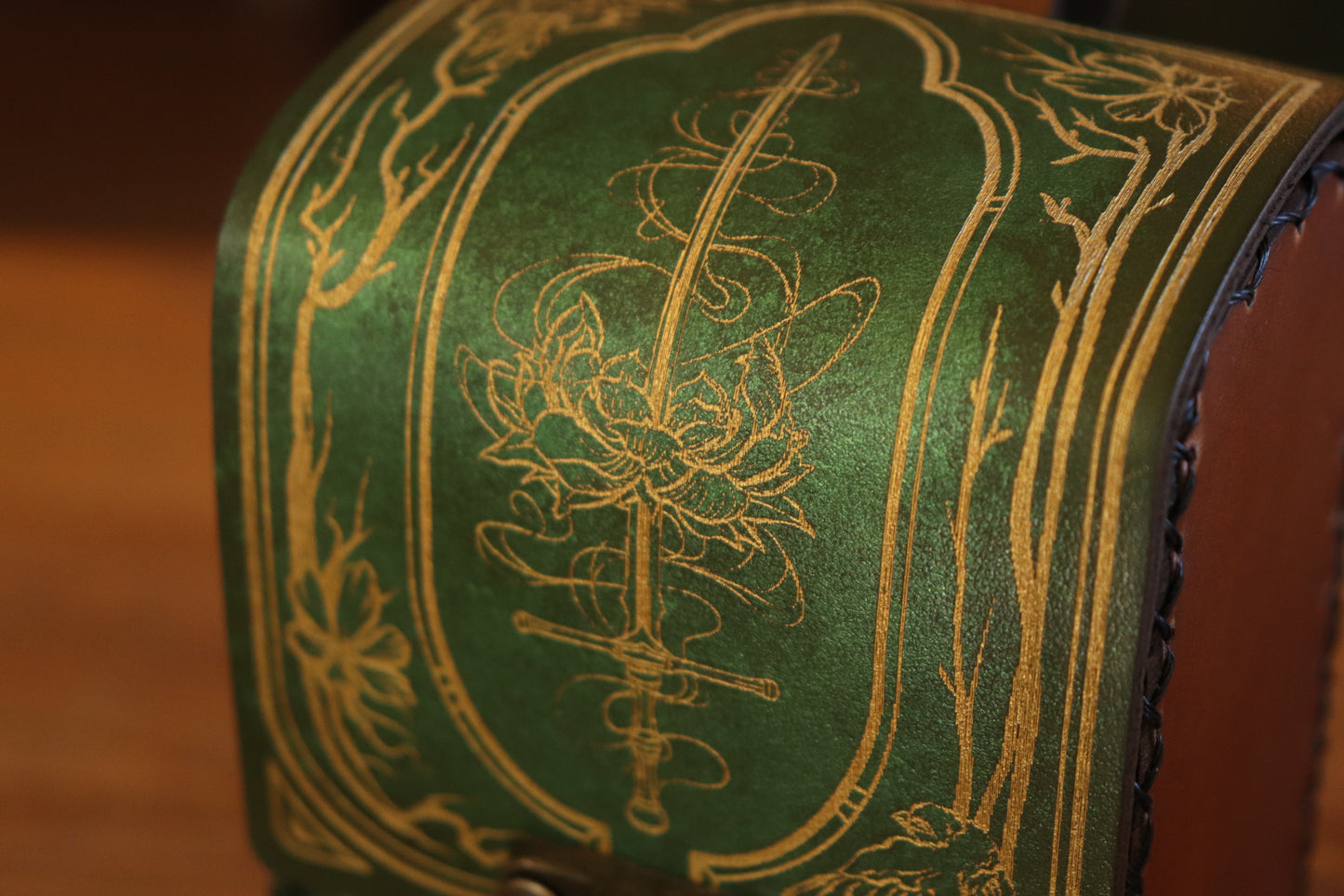 Tarot card pouch - the Garden Witch