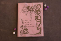 Book Sleeve Upgrade -  Petal pink leather
