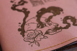 Book Sleeve Upgrade -  Petal pink leather