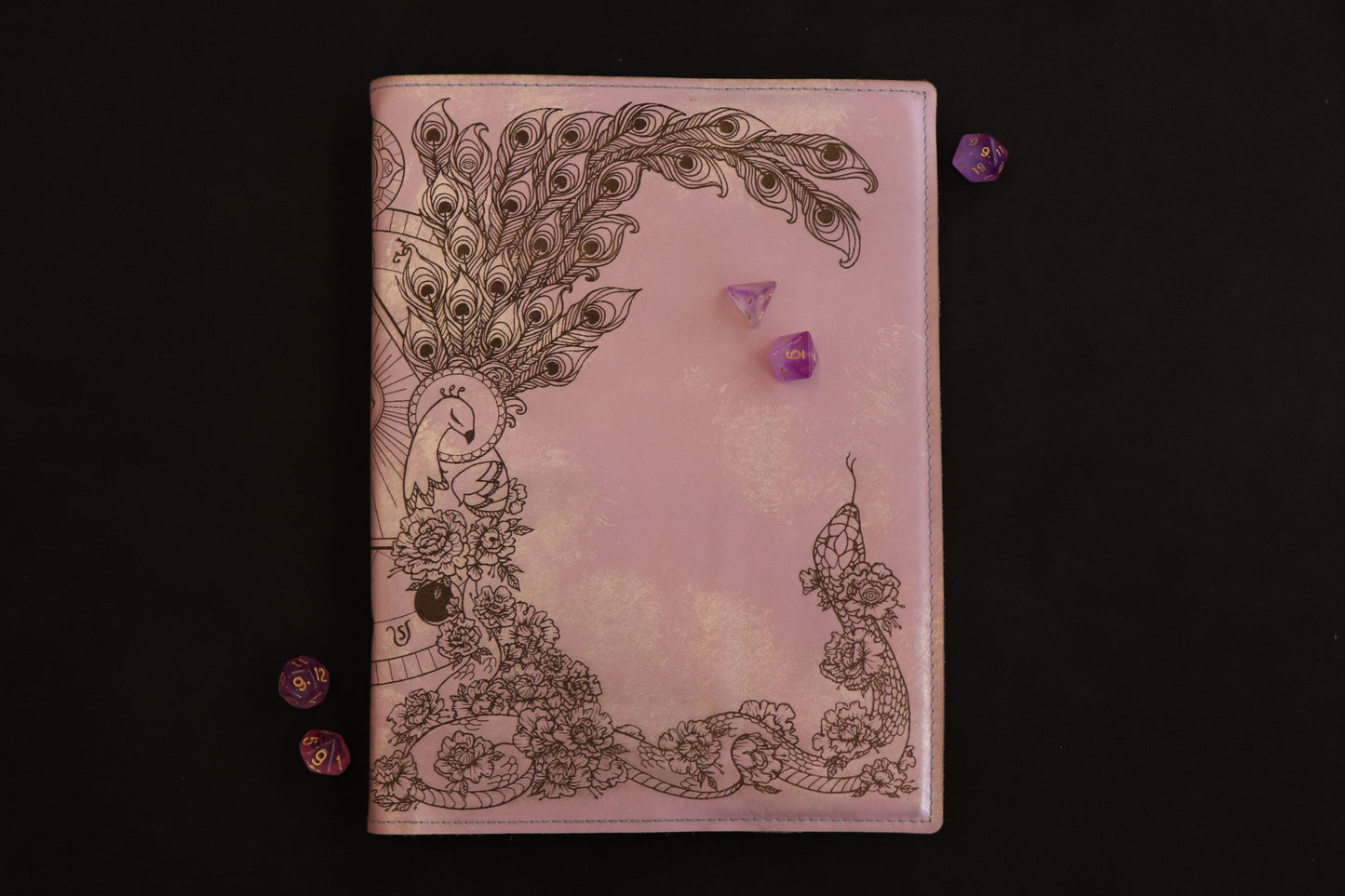 Book Sleeve Upgrade - Lilac leather
