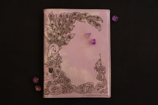Book Sleeve Upgrade - Lilac leather