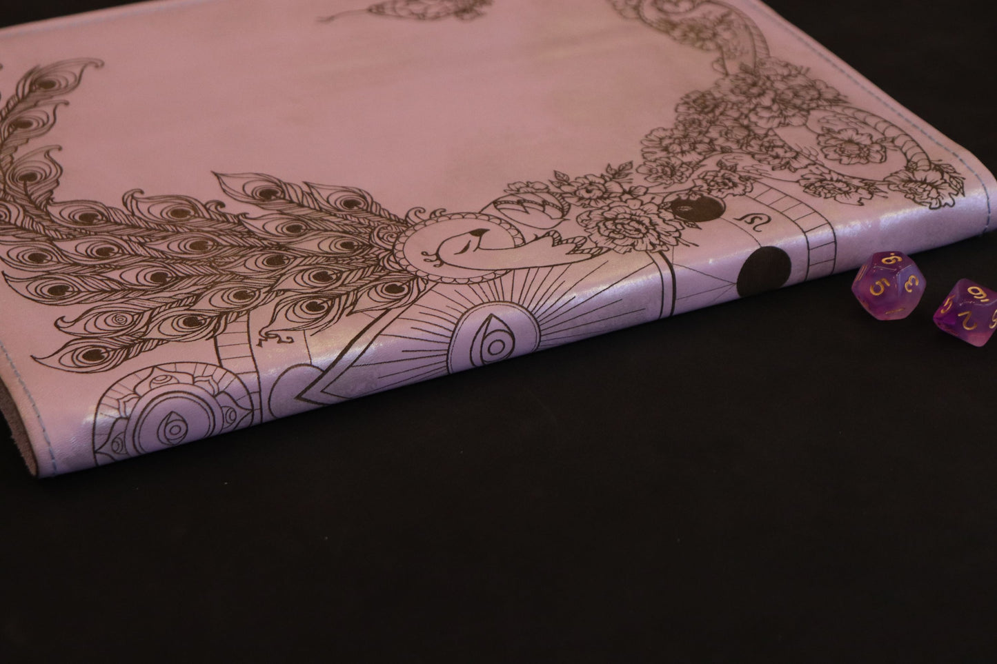 Book Sleeve Upgrade - Lilac leather