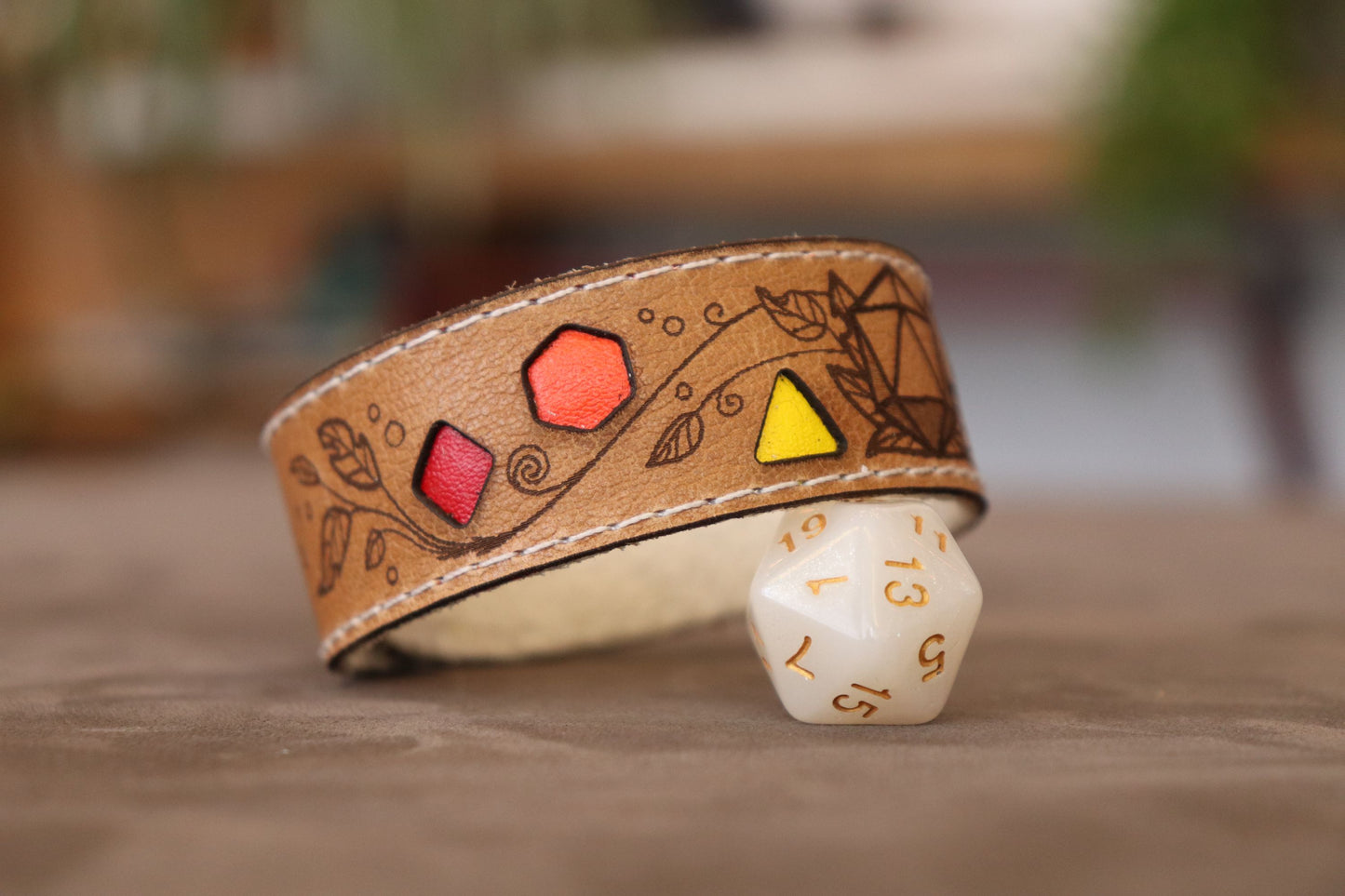 Floral Rainbow D20 bracelets