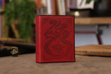 Red leather + sorcerer engraving