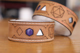 Polyhedral Dice Pride bracelet - Asexual flag