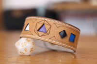 Polyhedral Dice Pride bracelet - Genderfluid flag