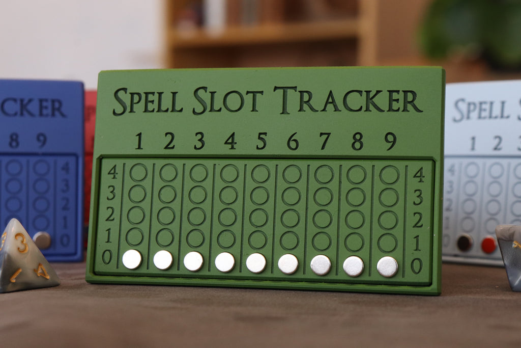 Magnetic Spell Slot Tracker – The Speechless Bard