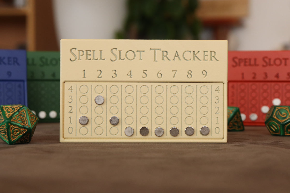 Magnetic Spell Slot Tracker – The Speechless Bard