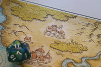 The Terra Map - ready to ship dice tray