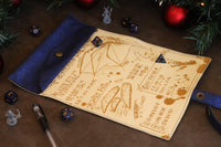 Blue Dragon - ready to ship dice scroll
