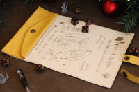 Yellow Conjurer - ready to ship dice scroll