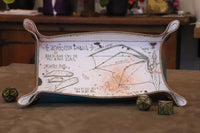 Verdigris Touched Dragon dice tray