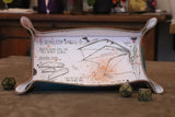 Verdigris Touched Dragon dice tray