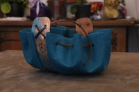 Verdigris Touched dice bag